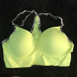 PINK push-up sports bra